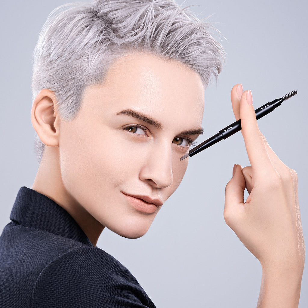 Dual-ended Hexagonal Chiseled Eyebrow Pencil